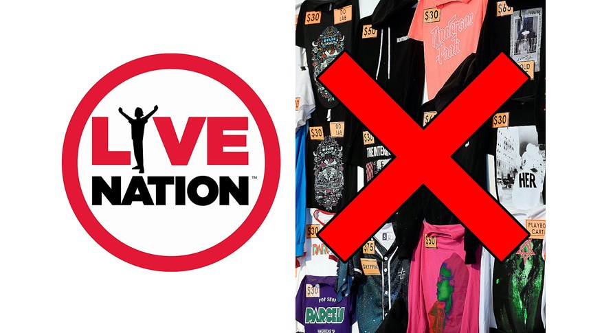 Live Nation to drop Merch fees and “pay” $1500 stipend to all club/medium size venue acts in the USA.